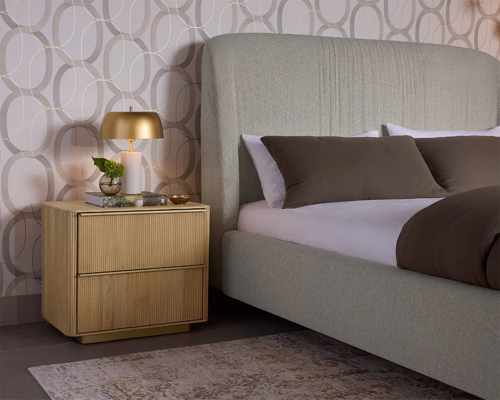 Kalla Nightstand Rustic Oak