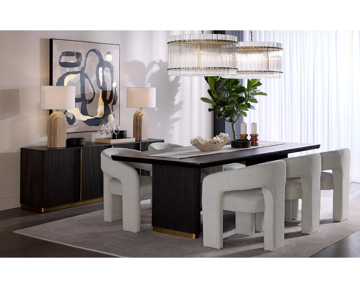 Kalla Rectangular Charcoal