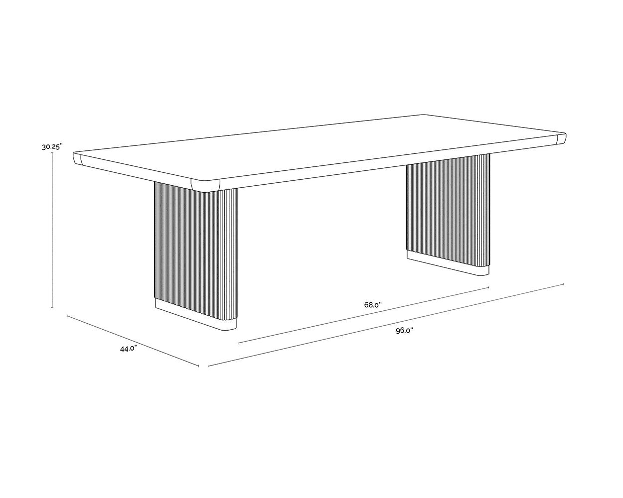 Kalla Rectangular Charcoal