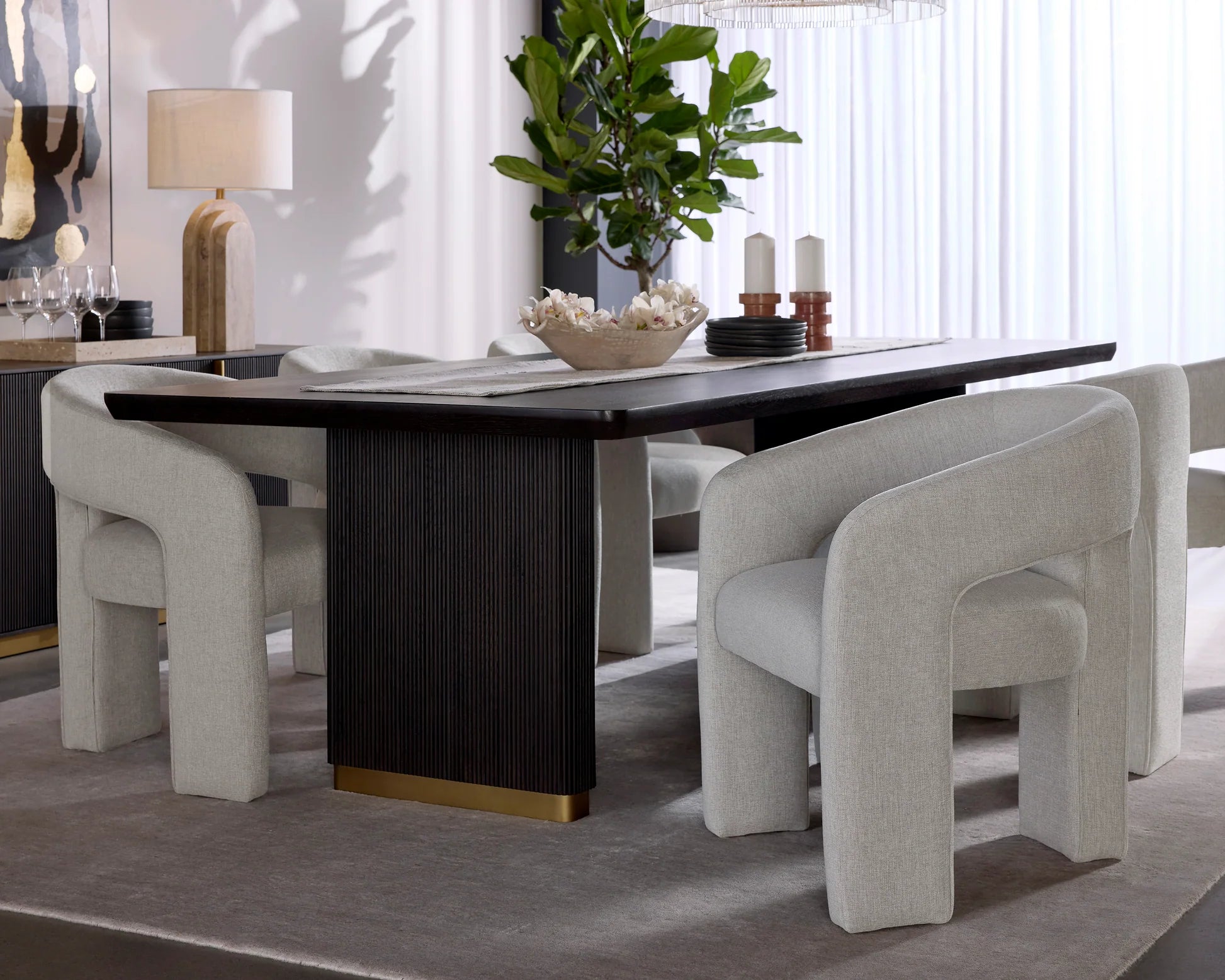 Kalla Rectangular Charcoal