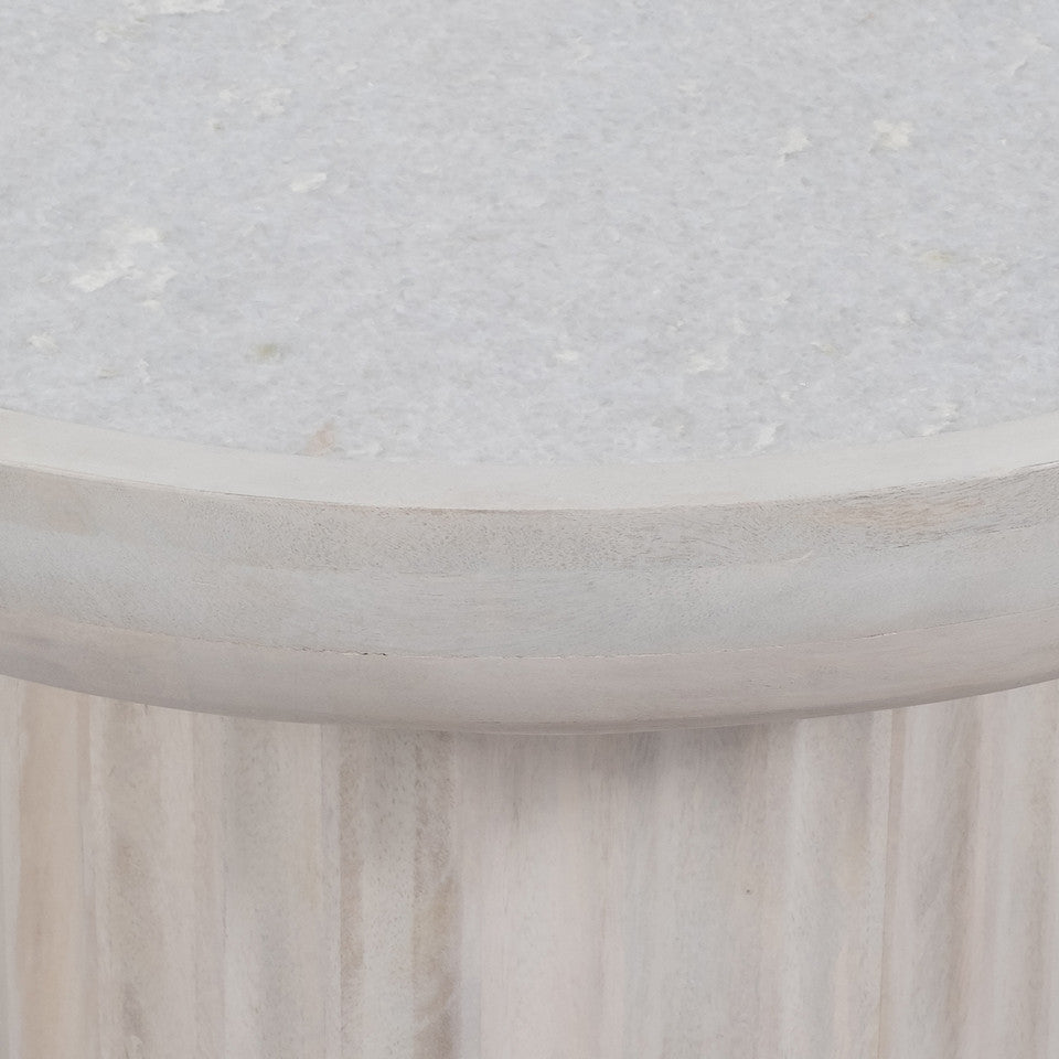 Liv & Skye Whitewash Coffee Table