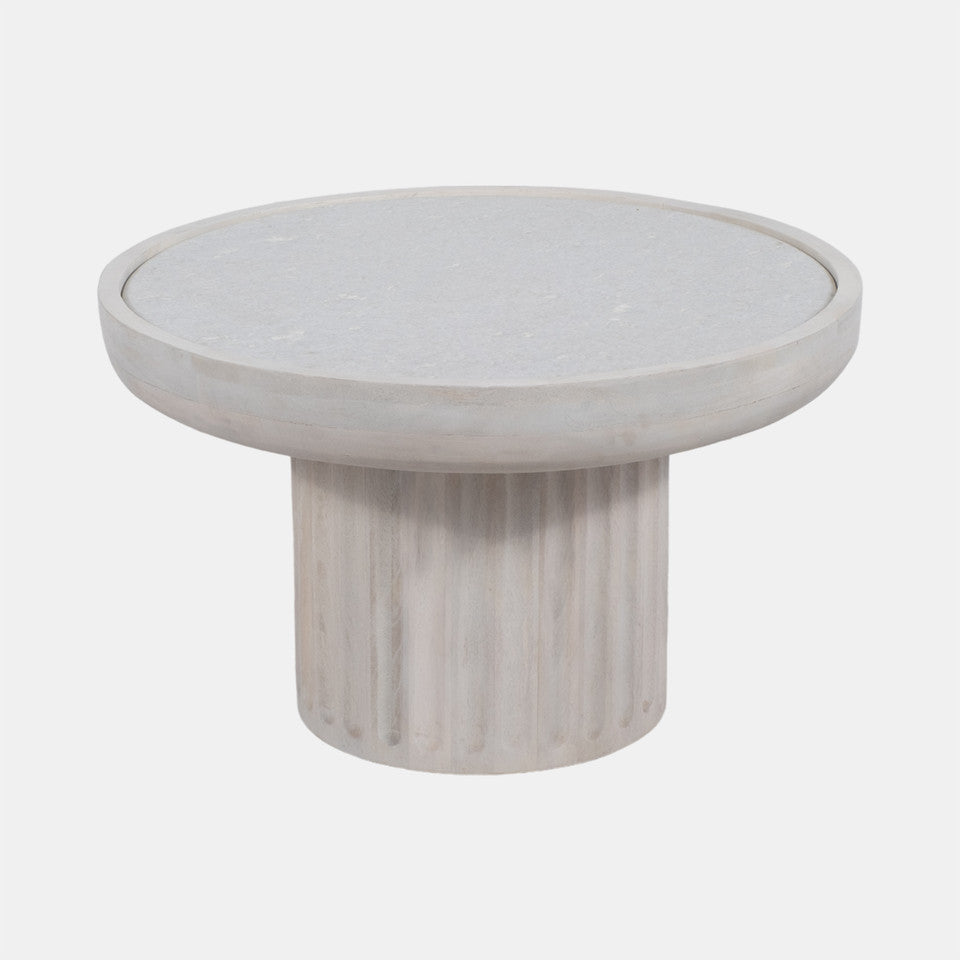 Liv & Skye Whitewash Coffee Table