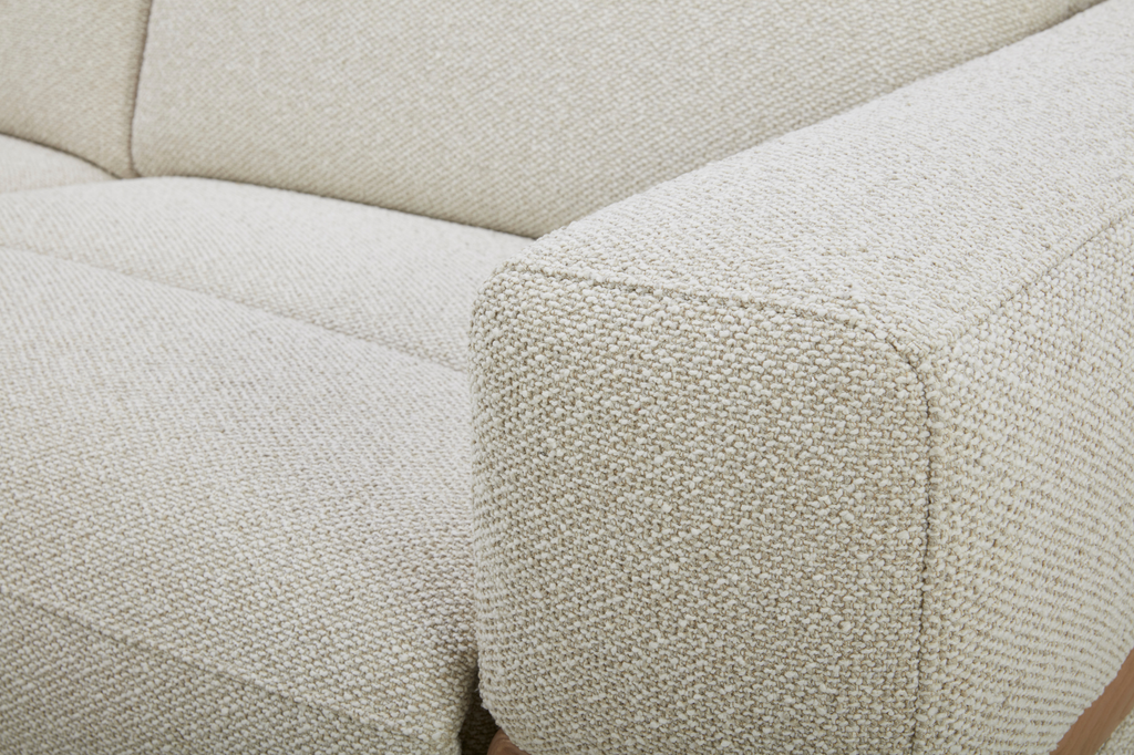 Reclining Power Sofa with wood details