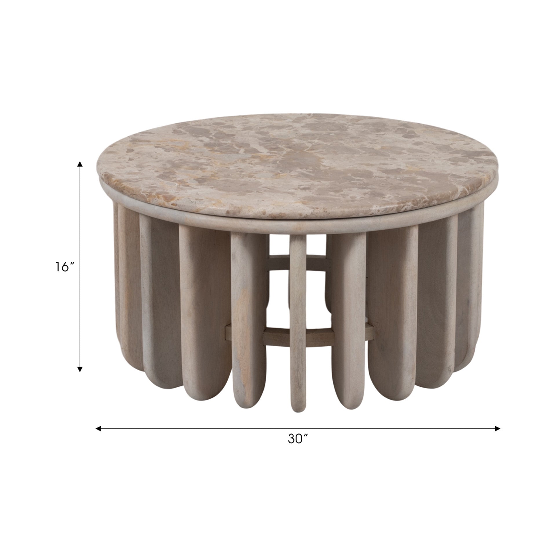 Montclair Marble Coffee Table