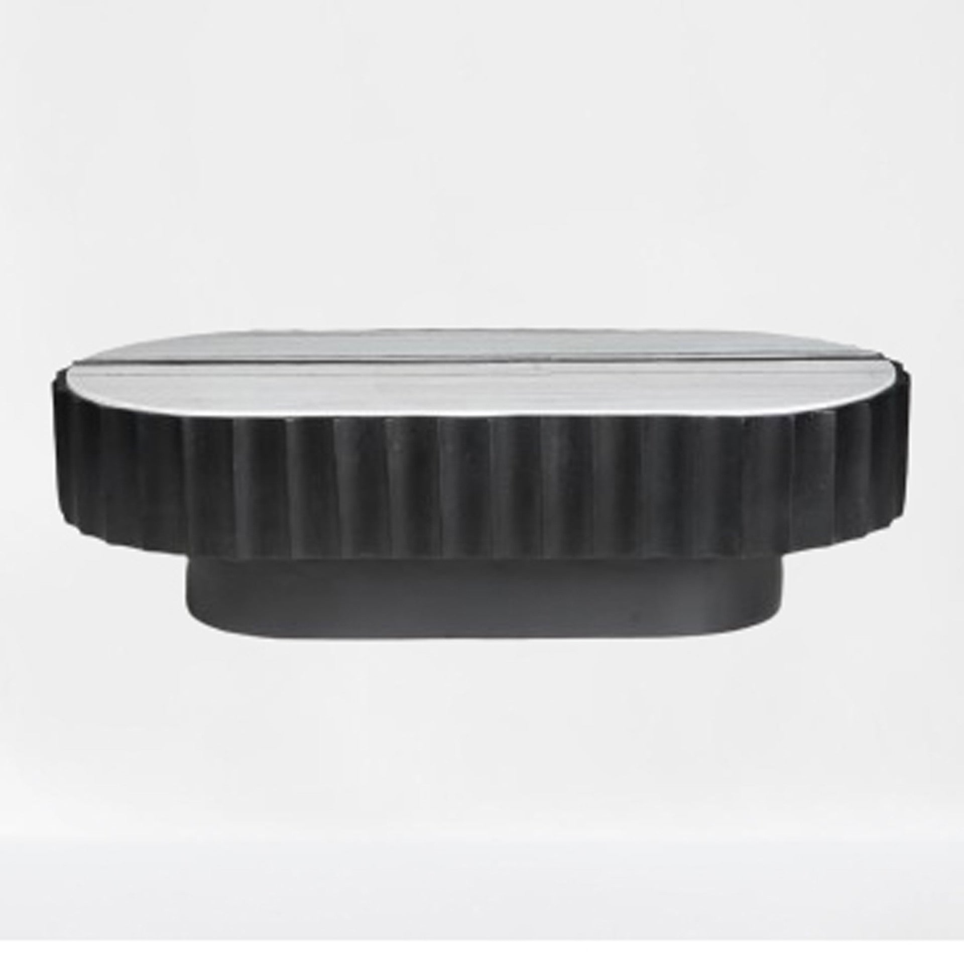 Panda Stone Marble And Wood Coffee Table