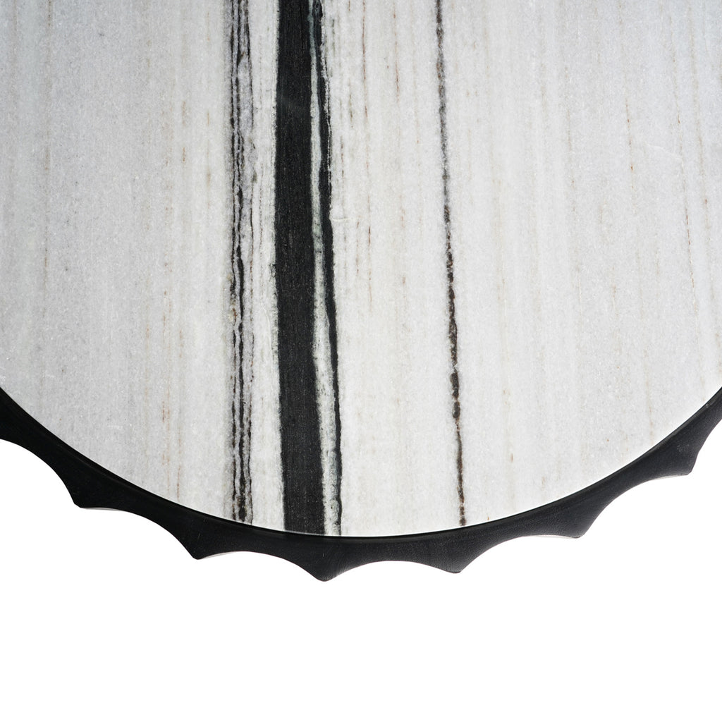 Panda Stone Marble And Wood Coffee Table