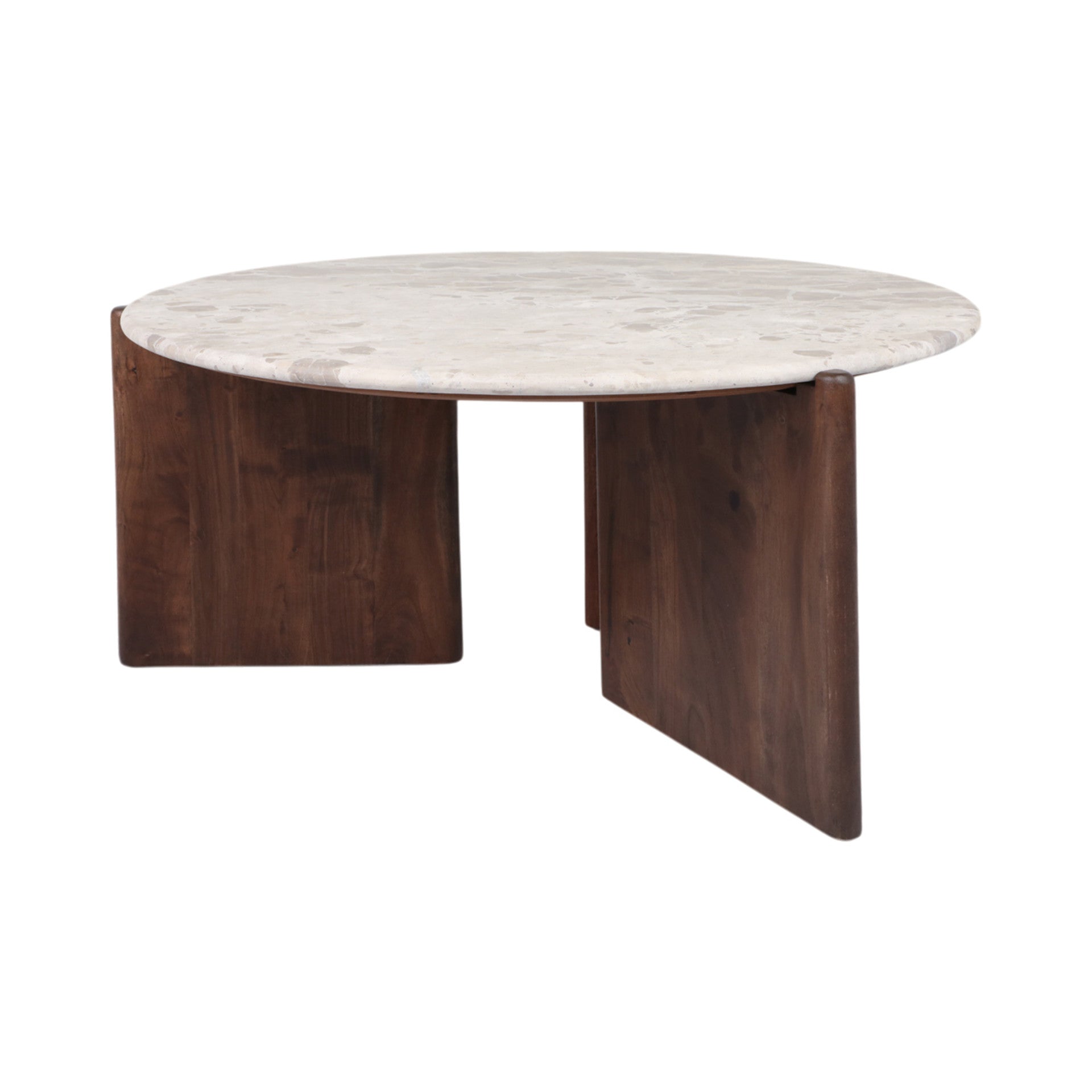 Somerset Marble And Wood Coffee Table