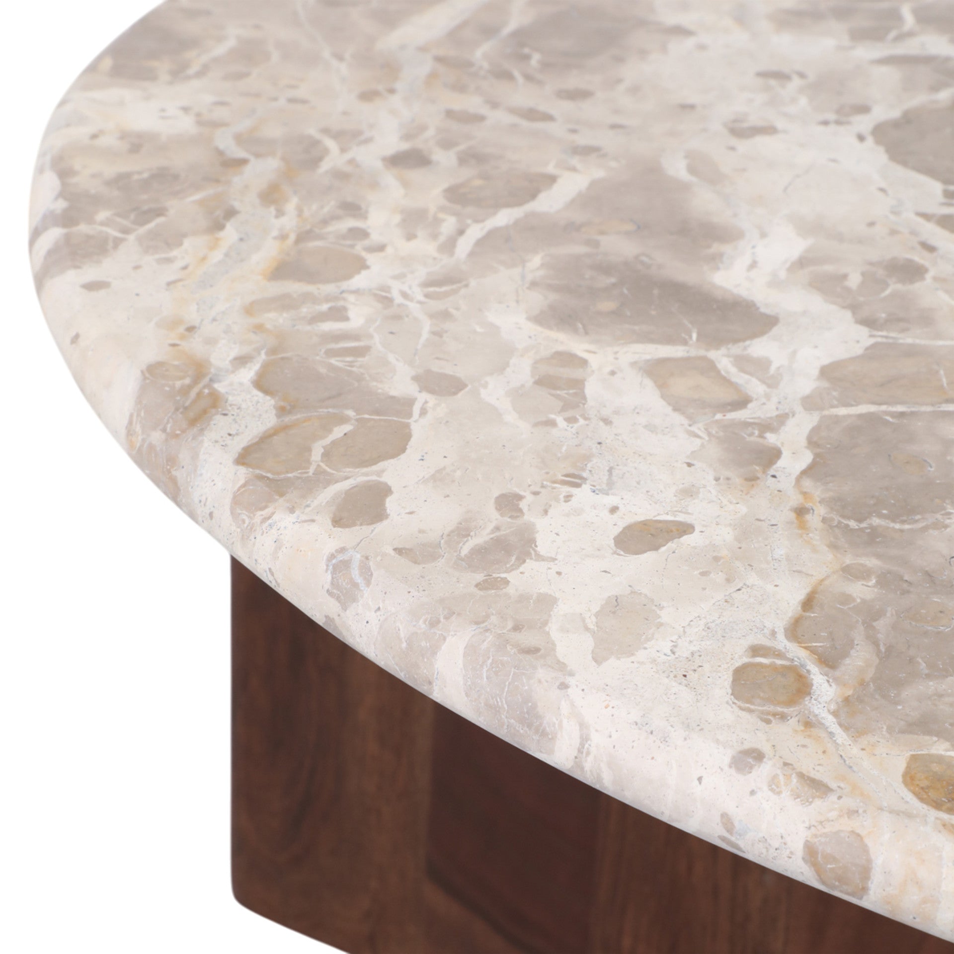 Somerset Marble And Wood Coffee Table