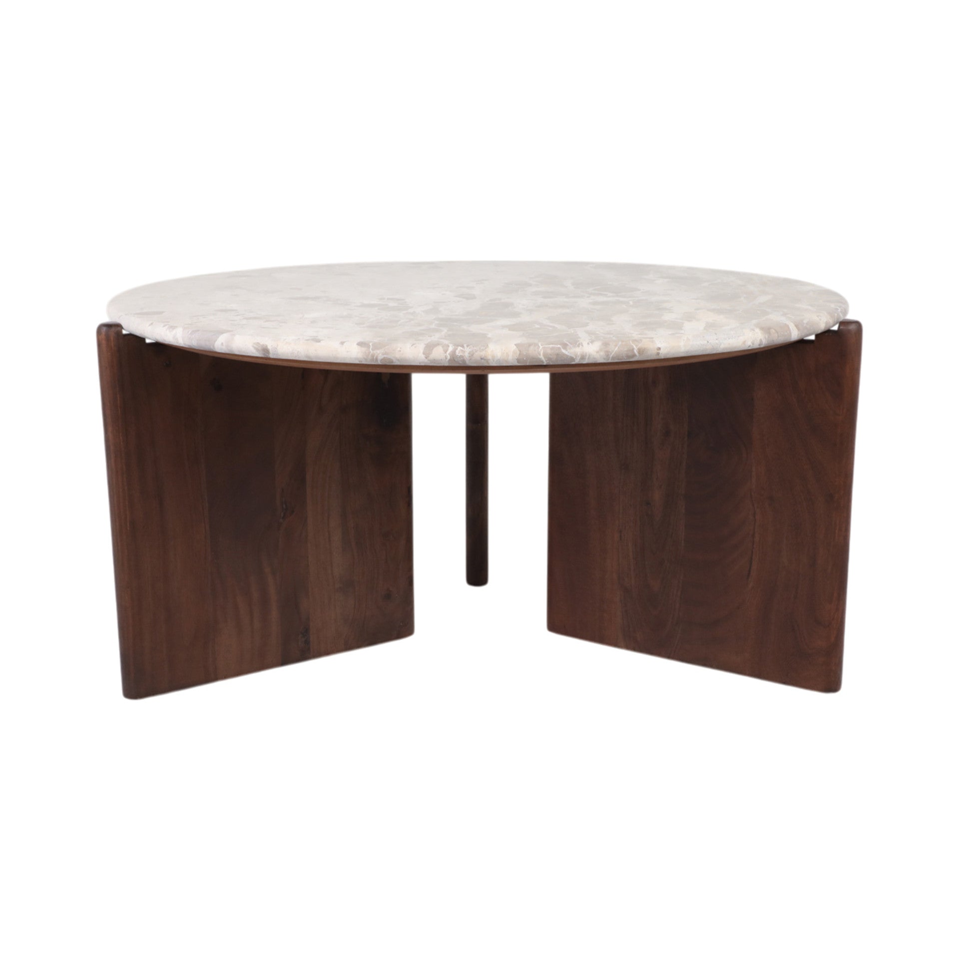 Somerset Marble And Wood Coffee Table
