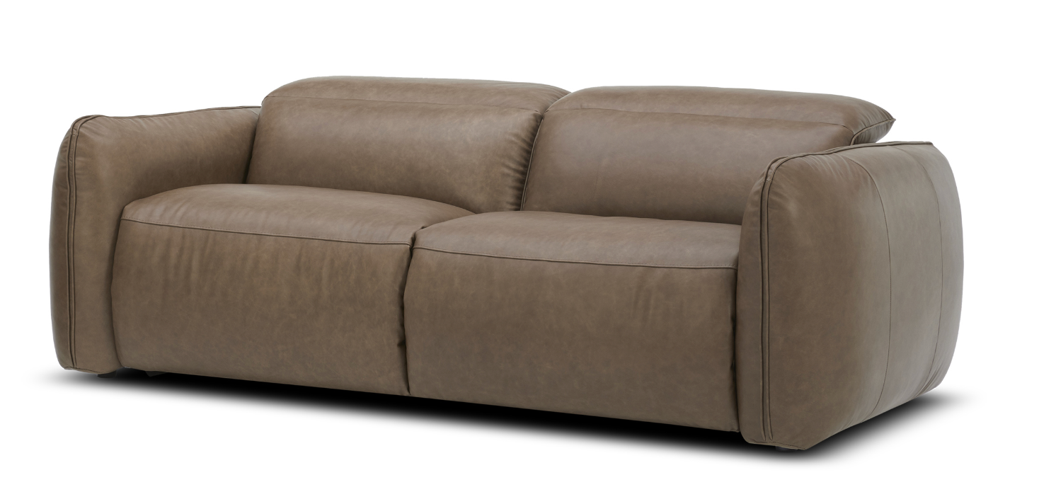 Reclining Power Leather Sofa