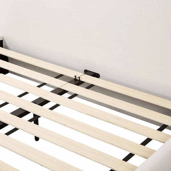 Isla Cream Linen Bed