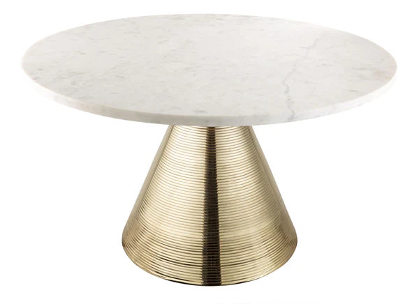 Tempo 30" Marble Round Coffee Table
