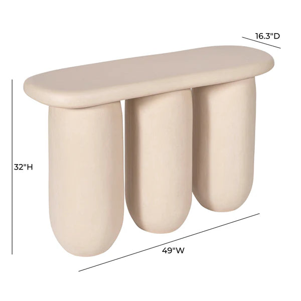 Rahul Console Table Cream