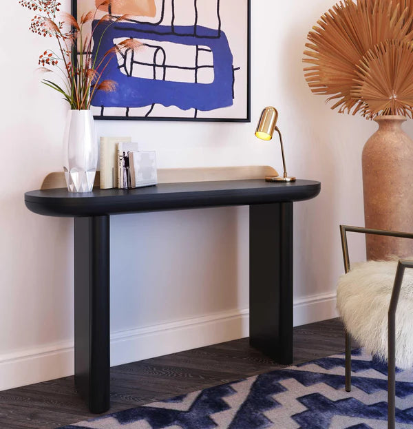 Braden 48" Desk/Console Table Black