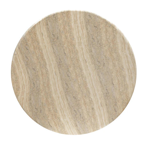 Patrizia 36" Faux Travertine Concrete Coffee Table