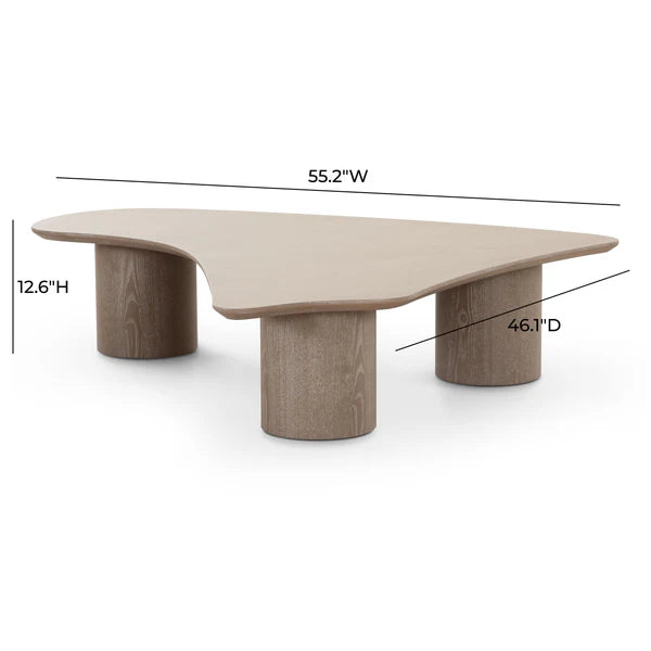 Rhema 2-Piece Washed Ash Nesting Coffee Table Set
