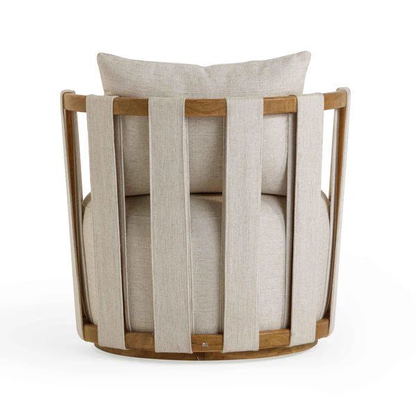 Paolo Swivel Chair Cream