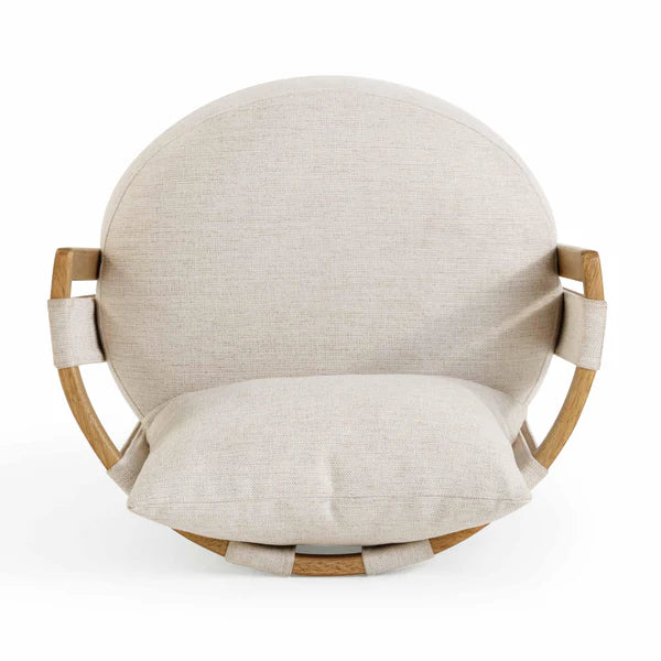 Paolo Swivel Chair Cream